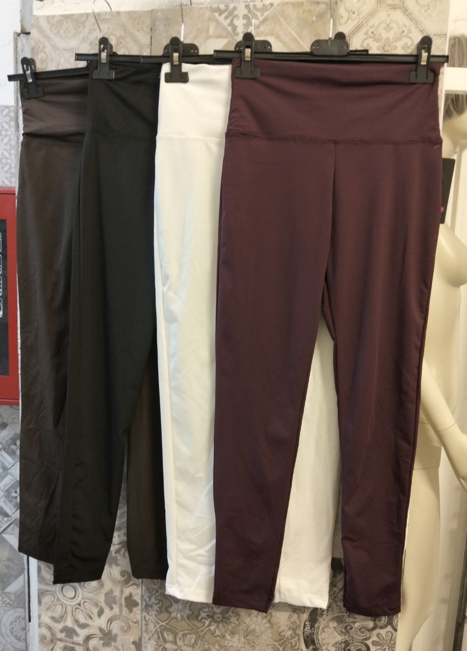 Leggings a vita alta con fascia larga