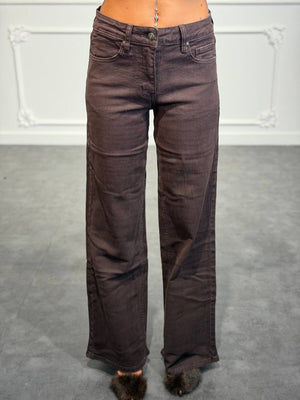 Jeans straight fit con gamba dritta