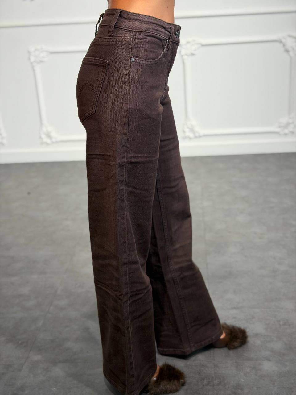 Jeans straight fit con gamba dritta