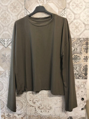 Maglia oversize con maniche a campana