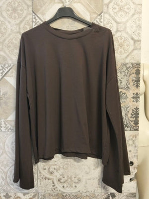 Maglia oversize con maniche a campana