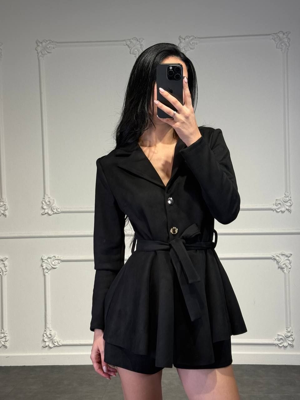 jumpsuit scamosciata