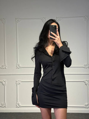abito camicia in lycra