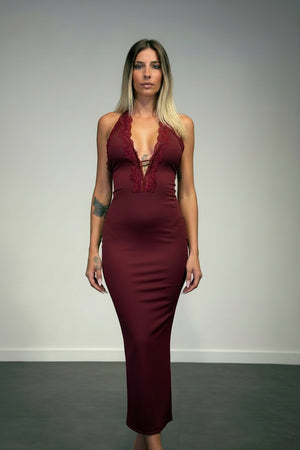 abito federica con pizzo lungo