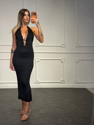 abito federica con pizzo lungo
