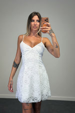 abito caterina ampio in pizzo
