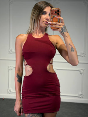 abito miriam con stringhe schiena
