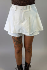 gonna pantaloncino elegante con cinta