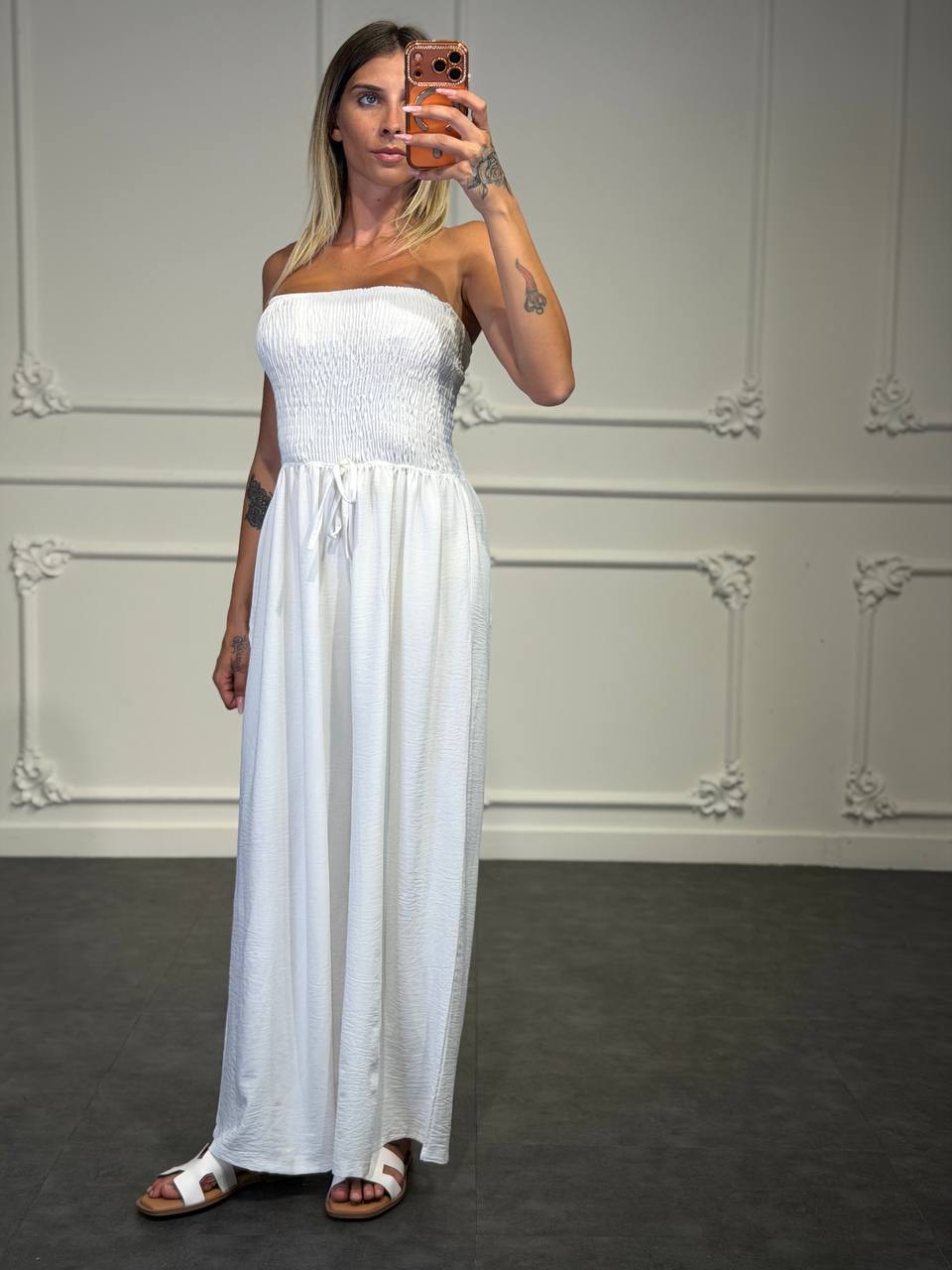 jumpsuit carmelina con top elastico