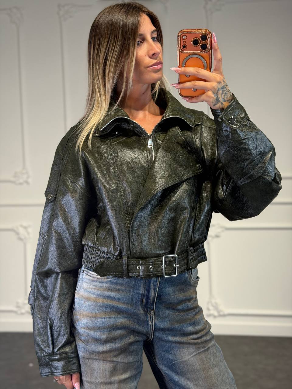 giacchetto biker maddison corto
