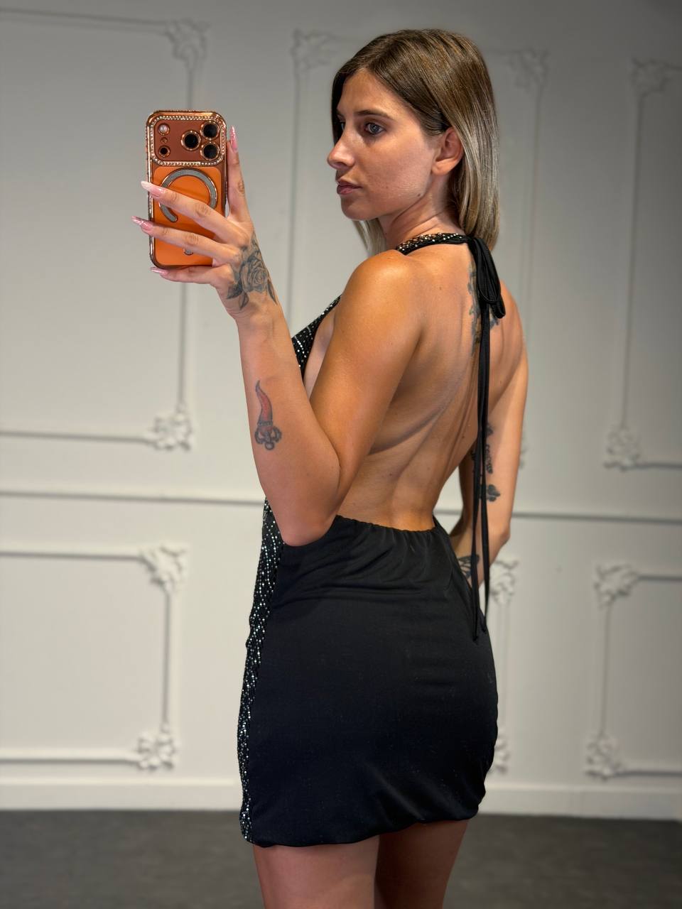 abito wow scollatura halter