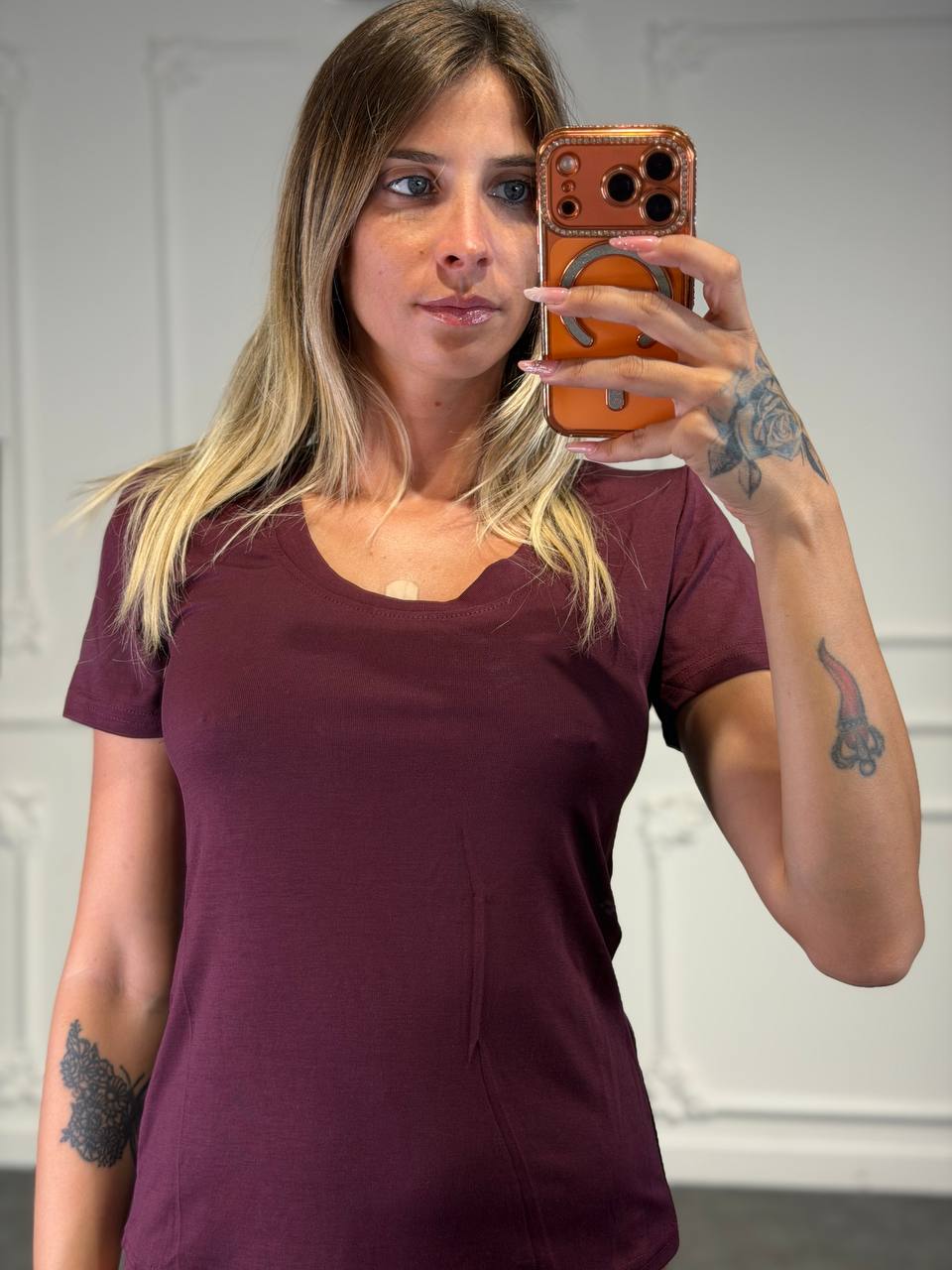 maglia basic maniche corte