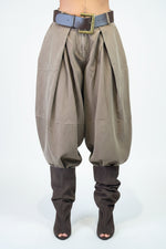 pantalone a banana brown