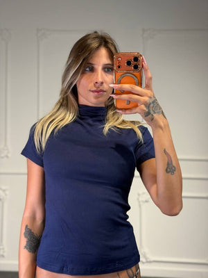 maglia lupetto maniche corte