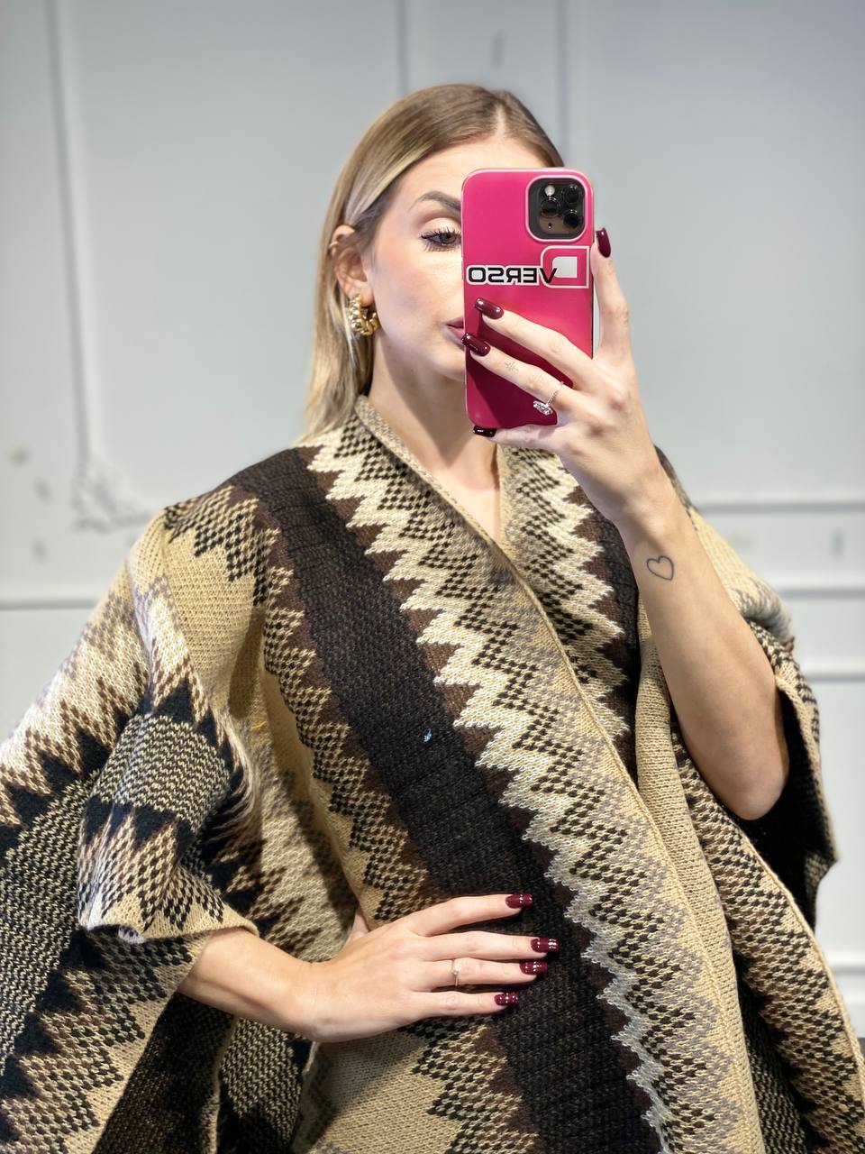 Poncho Maya - Dverso Fashion