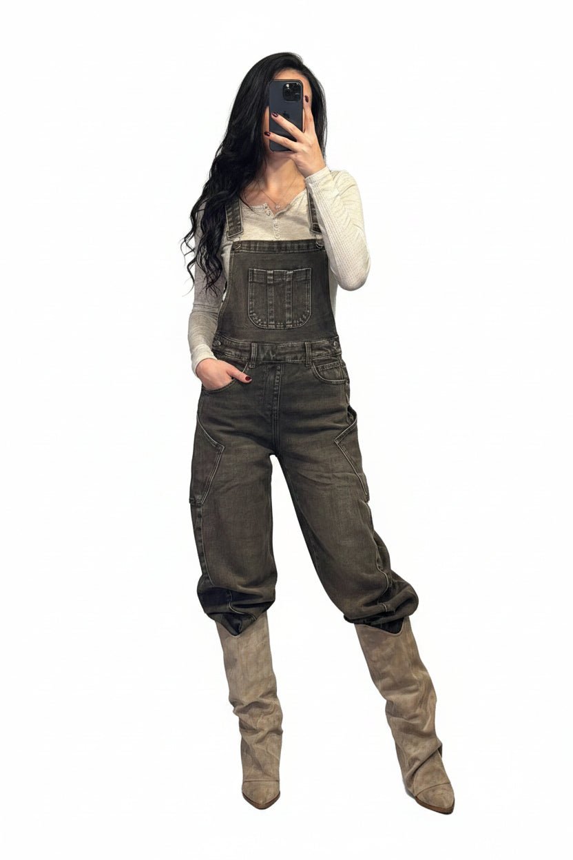 salopette jeans - Dverso Fashion