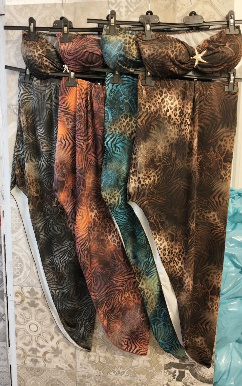 set animalier con top stella e gonna - Dverso Fashion
