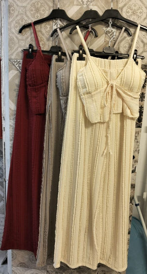 set candy in cotone ricamato - Dverso Fashion