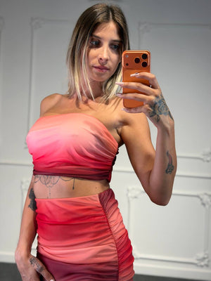set cleopatra 2 pezzi sfumato - Dverso Fashion