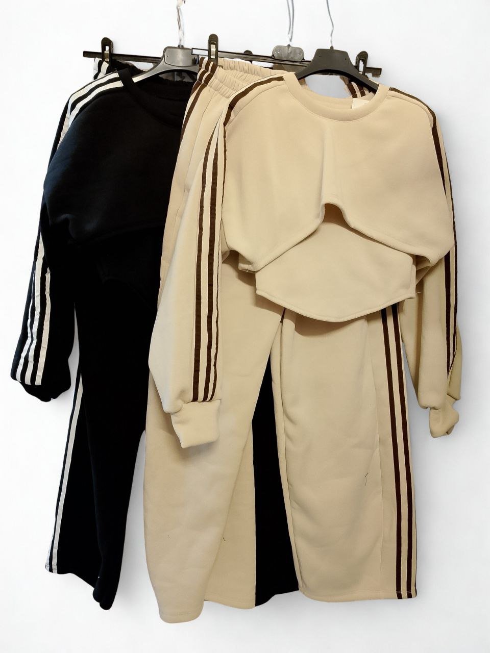 Set tuta adi 3 pezzi felpata - Dverso Fashion