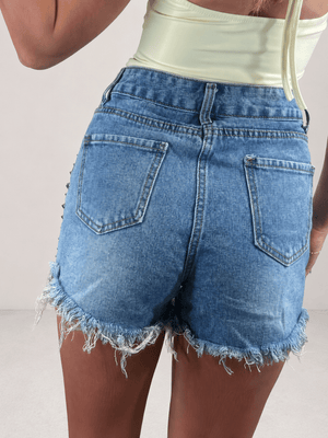 shorts borchie - Dverso Fashion