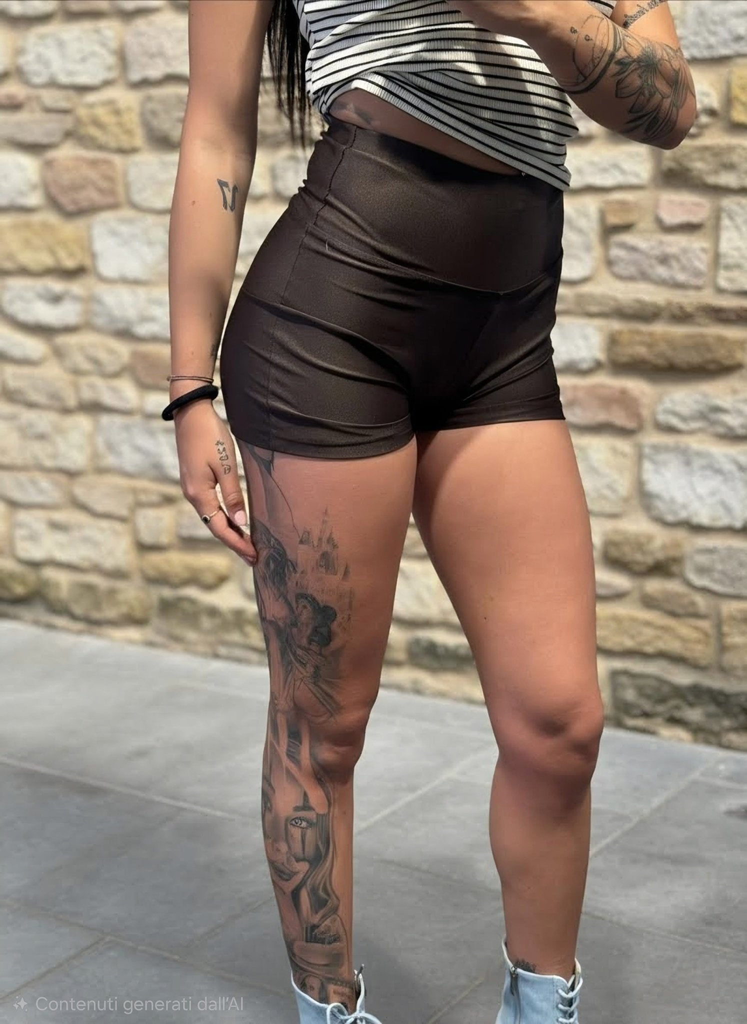 shorts in licra - Dverso Fashion