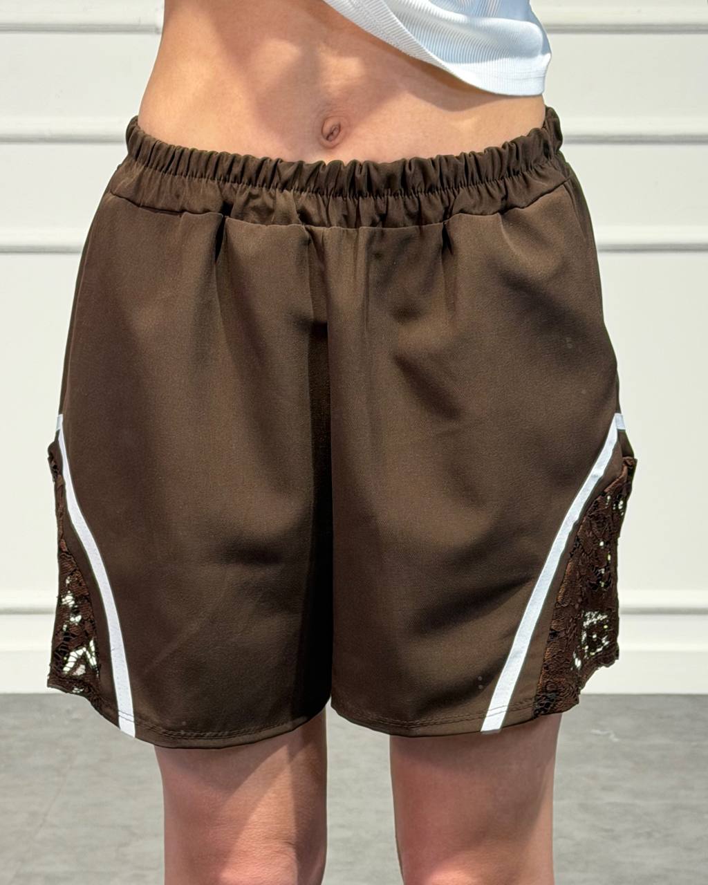 shorts in pizzo - Dverso Fashion