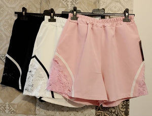 shorts in pizzo - Dverso Fashion