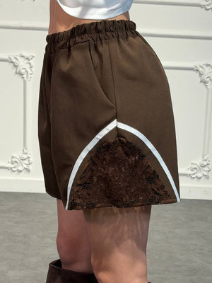 shorts in pizzo - Dverso Fashion