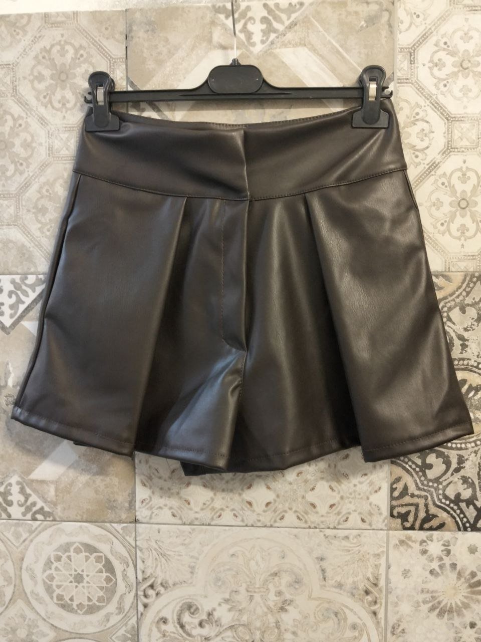 shorts livia in pelle - Dverso Fashion