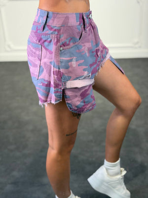 shorts militar pink - Dverso Fashion