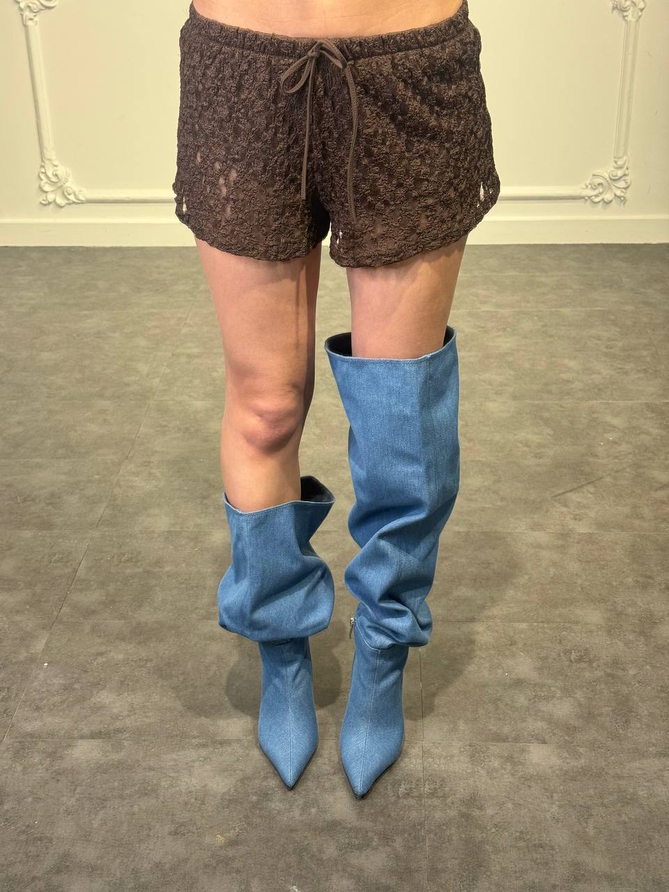 shorts pizzo - Dverso Fashion