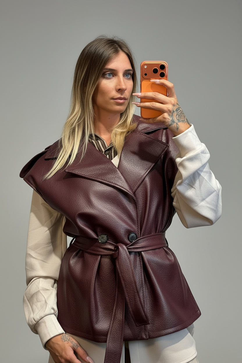 smanicato in pelle - Dverso Fashion