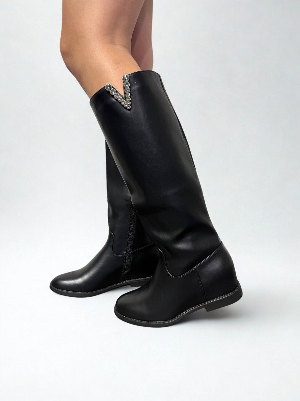 Stivale con rialzo interno - Dverso Fashion