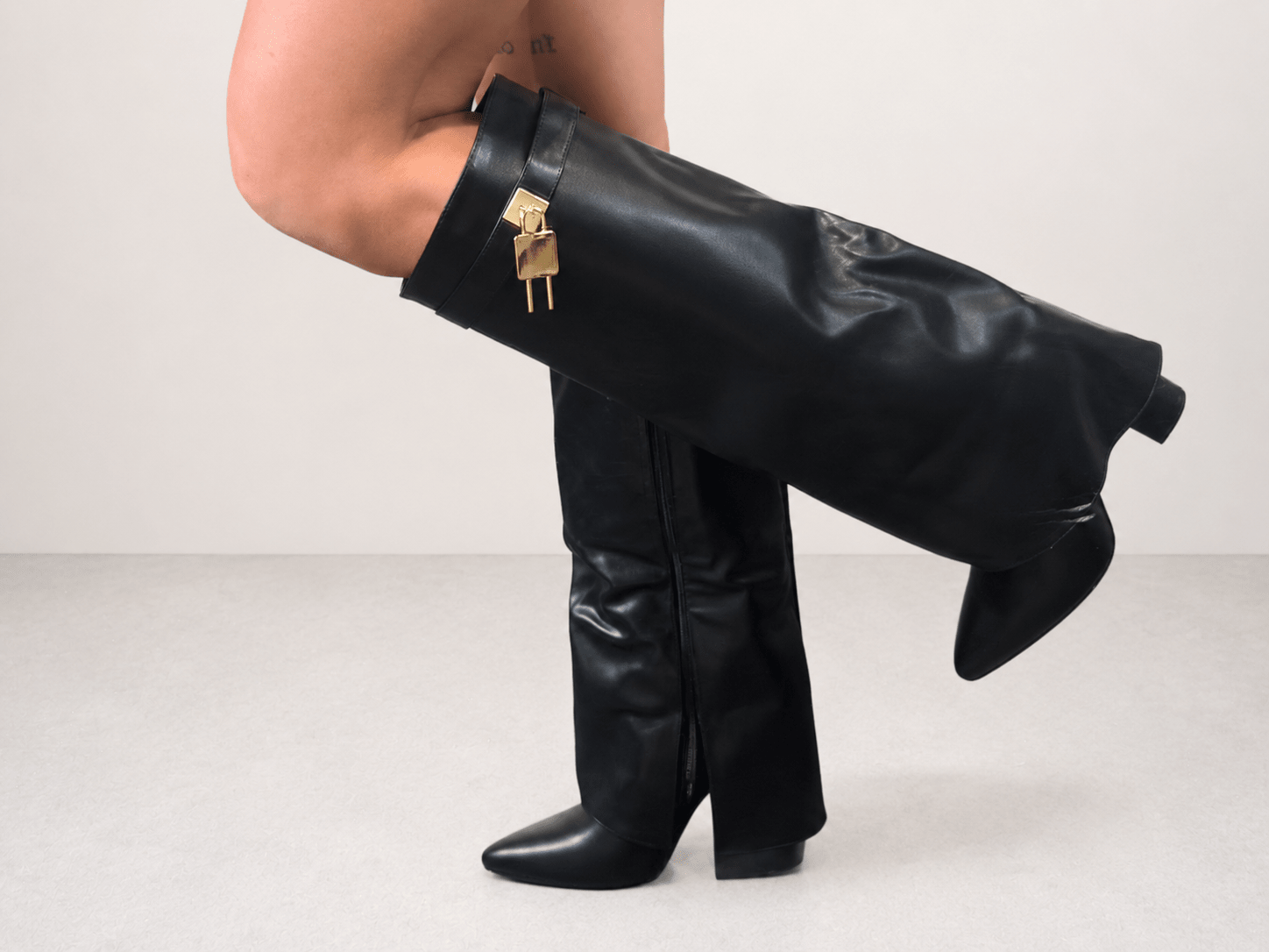 stivale lock - Dverso Fashion
