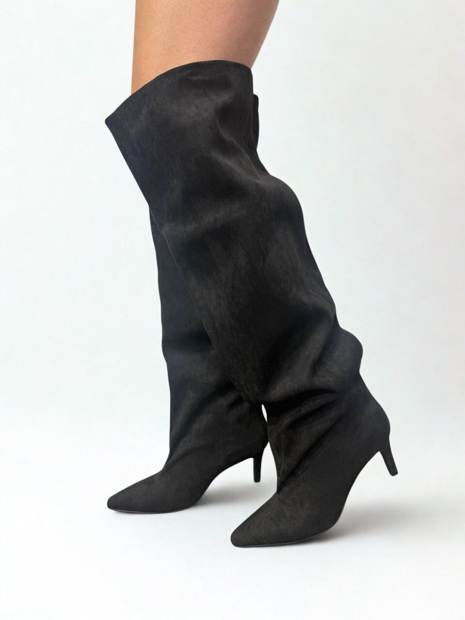 Stivale Ludovica Scamosciato Alto - Dverso Fashion