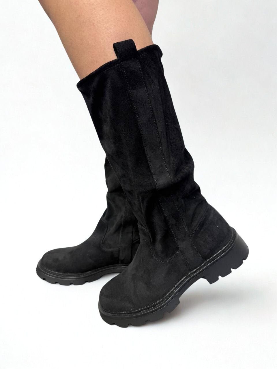 Stivale Mollie in camoscio - Dverso Fashion