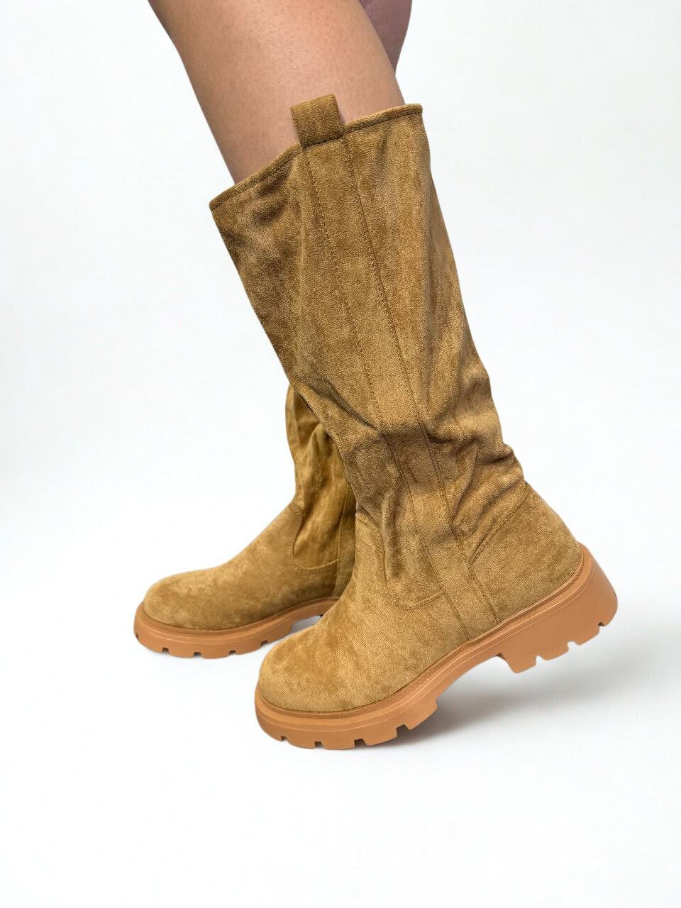 Stivale Mollie in camoscio - Dverso Fashion