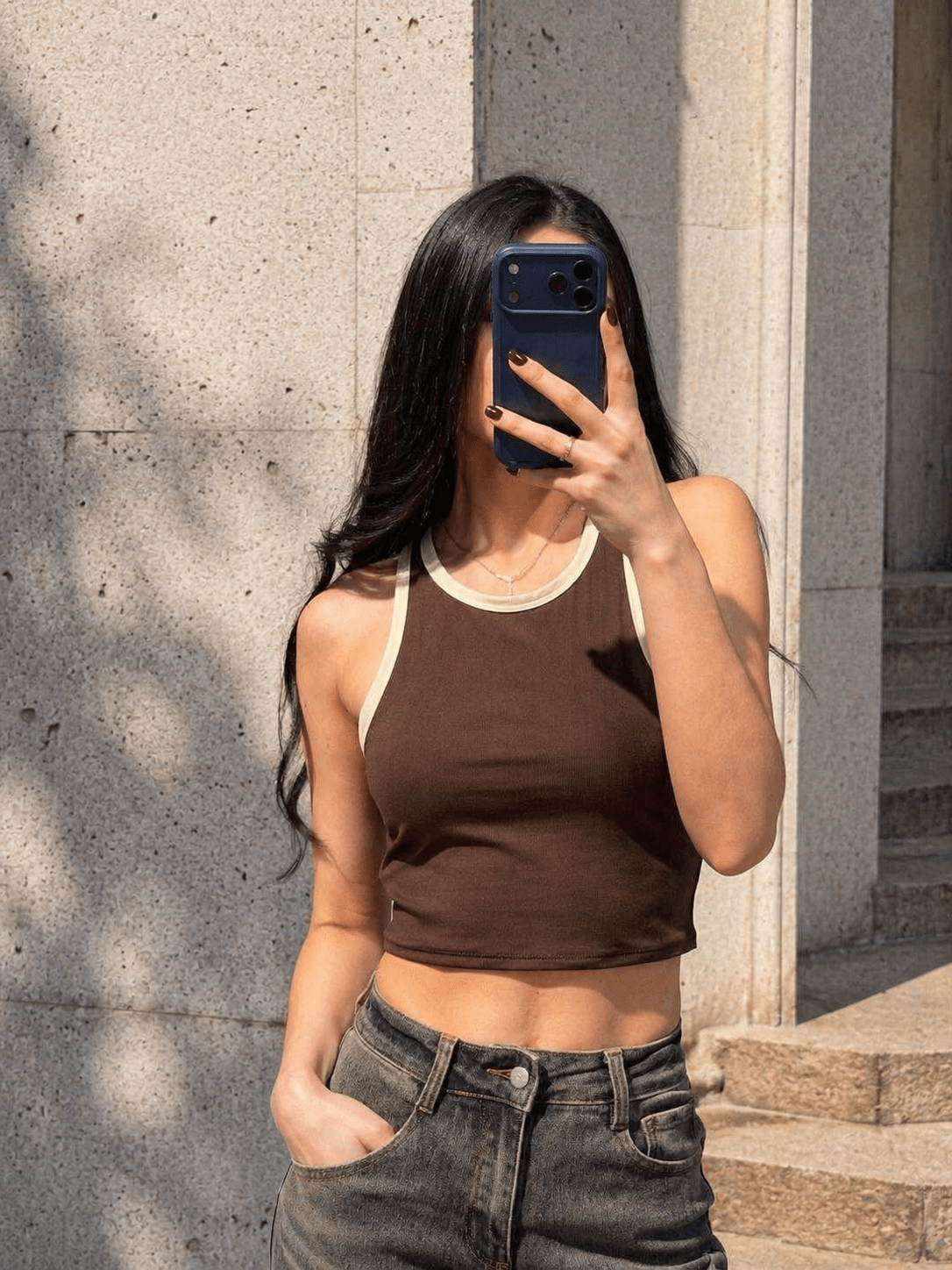 top bicolor - Dverso Fashion