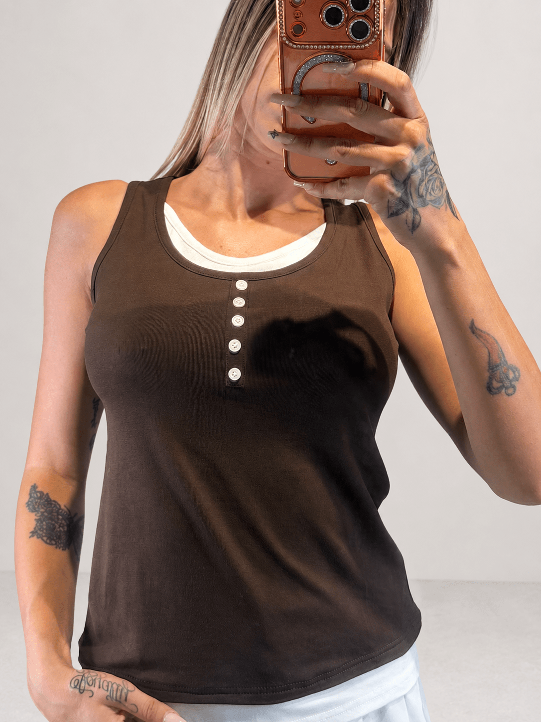 top canottiera - Dverso Fashion