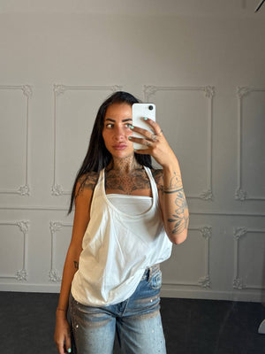 top canottiera over - Dverso Fashion