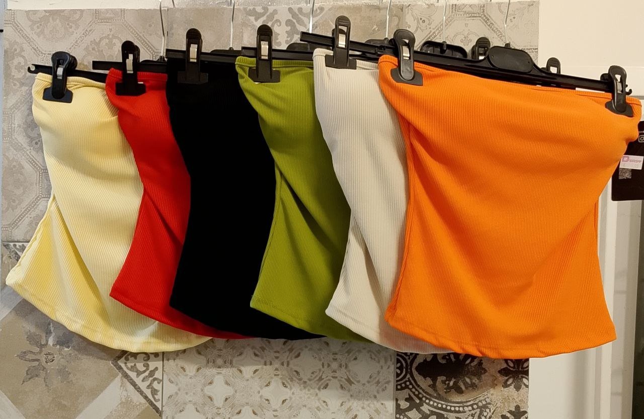 top fascia a costine - Dverso Fashion