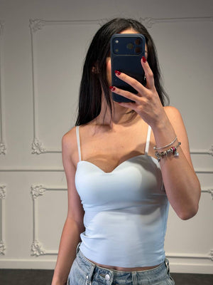 top in licra liscia - Dverso Fashion