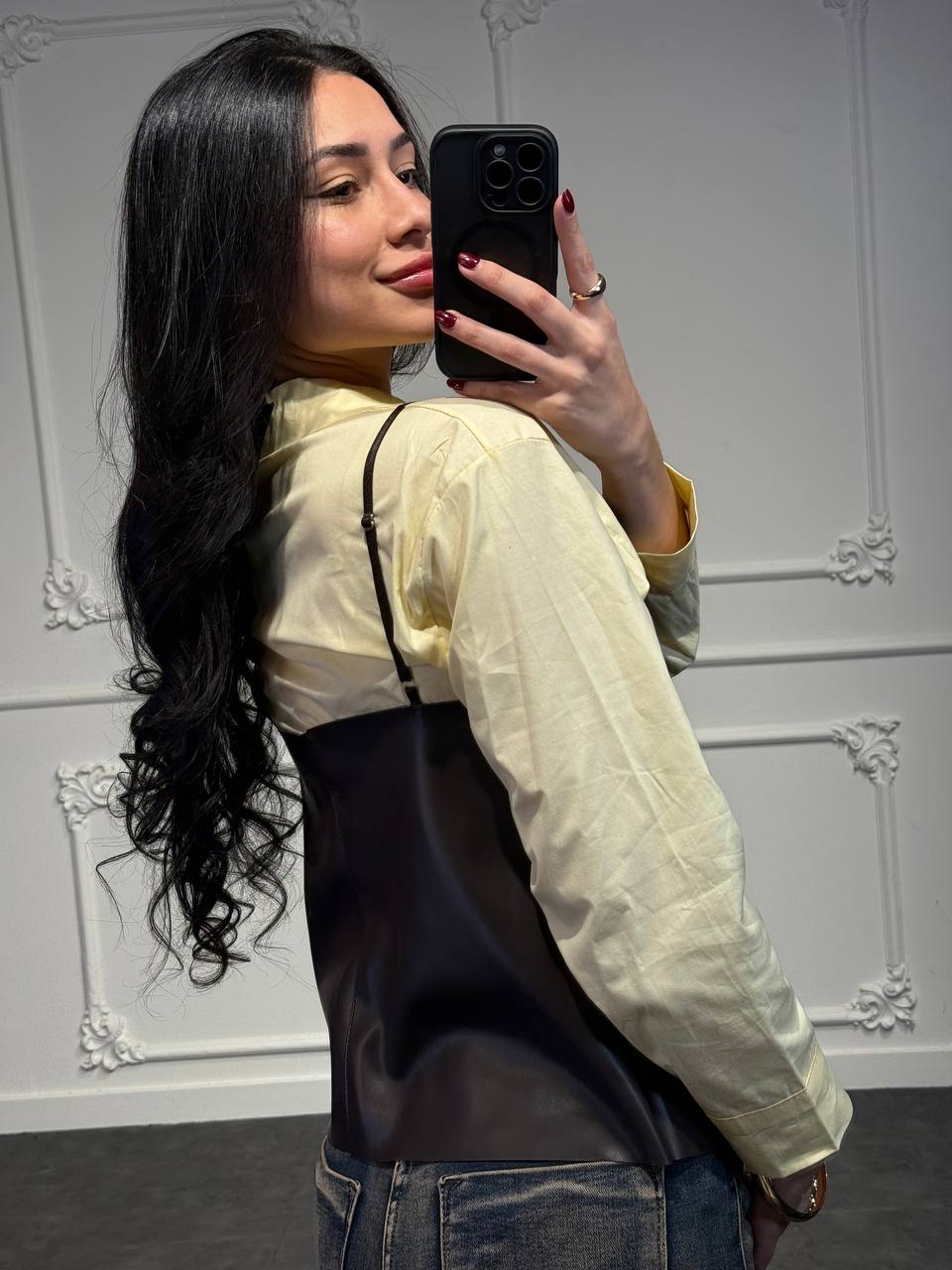 Top in Pelle - Dverso Fashion