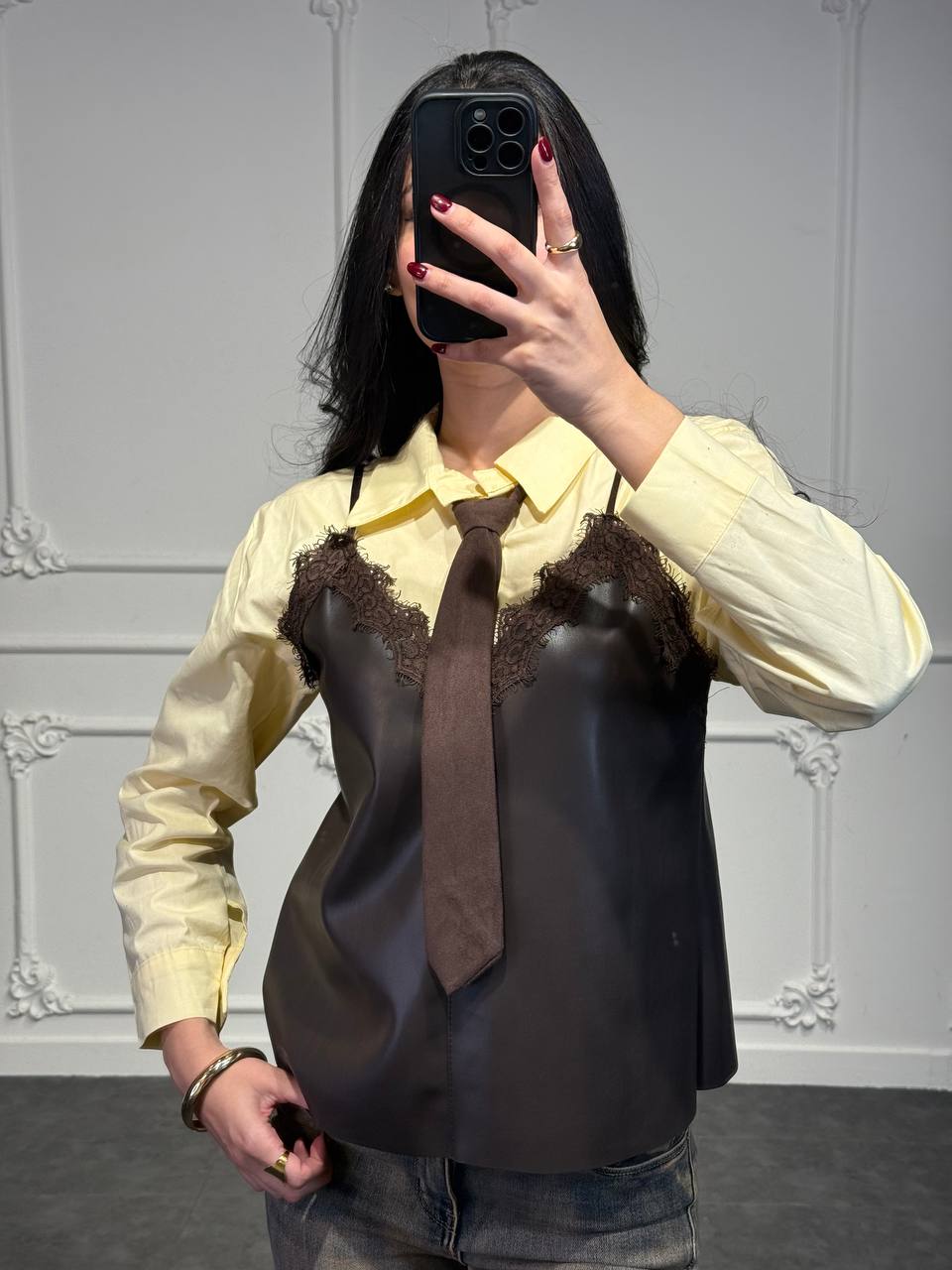 Top in Pelle - Dverso Fashion