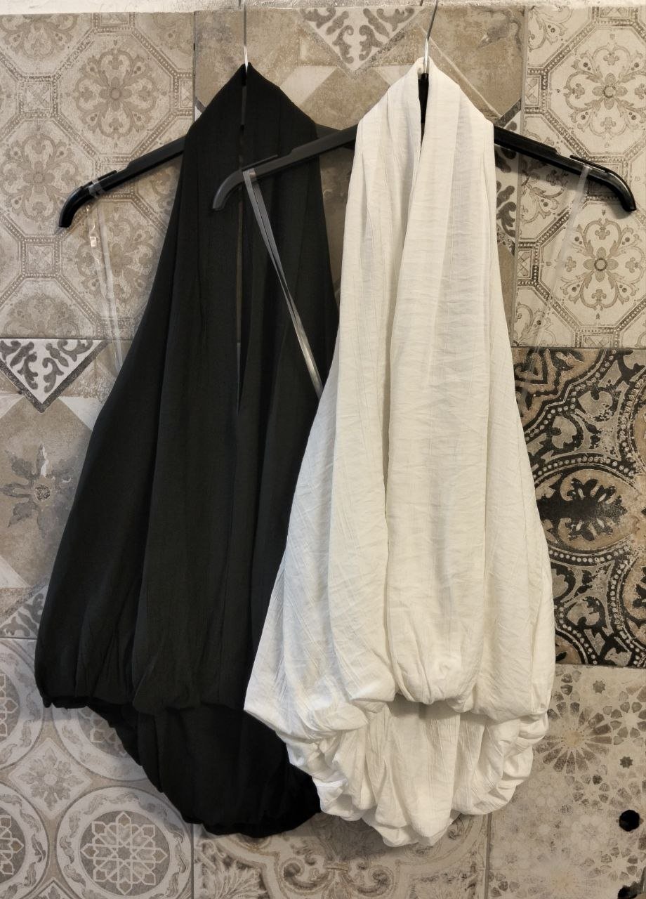 top scollato in lino - Dverso Fashion