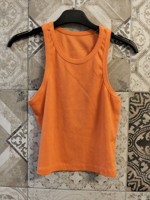 TOP SEMPLICE A COSTINE - Dverso Fashion