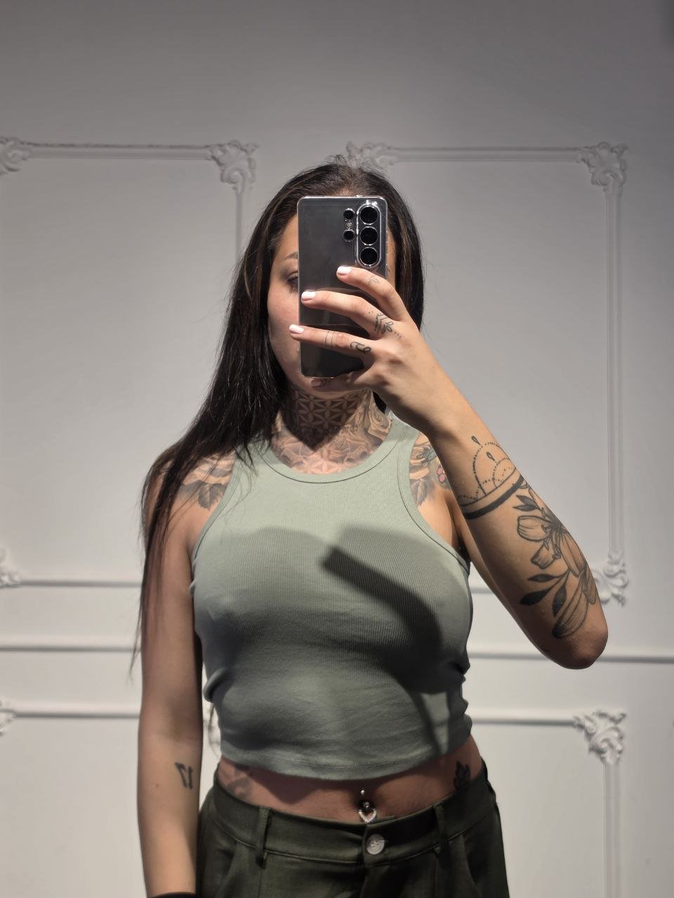 TOP SEMPLICE A COSTINE - Dverso Fashion