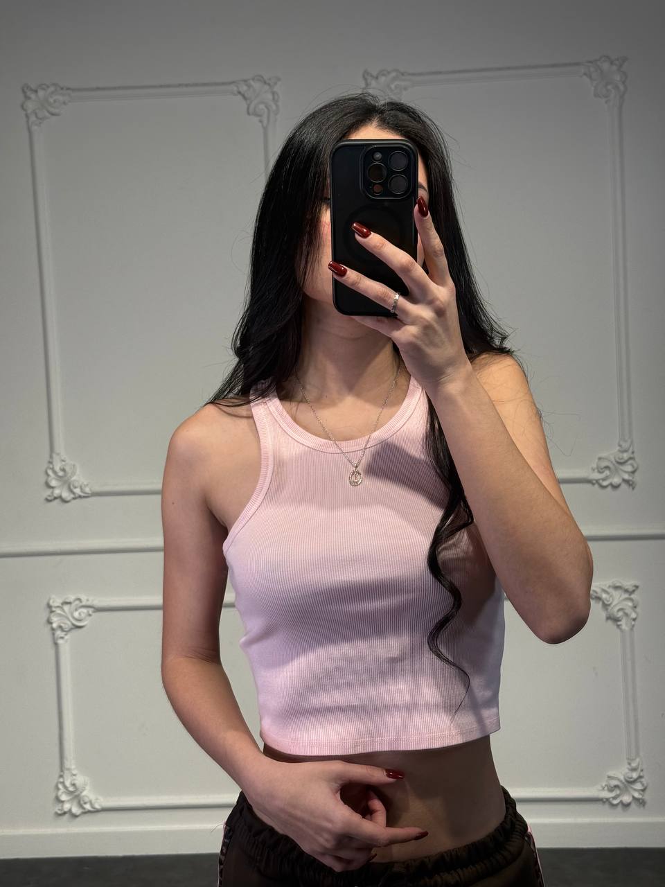 TOP SEMPLICE A COSTINE - Dverso Fashion