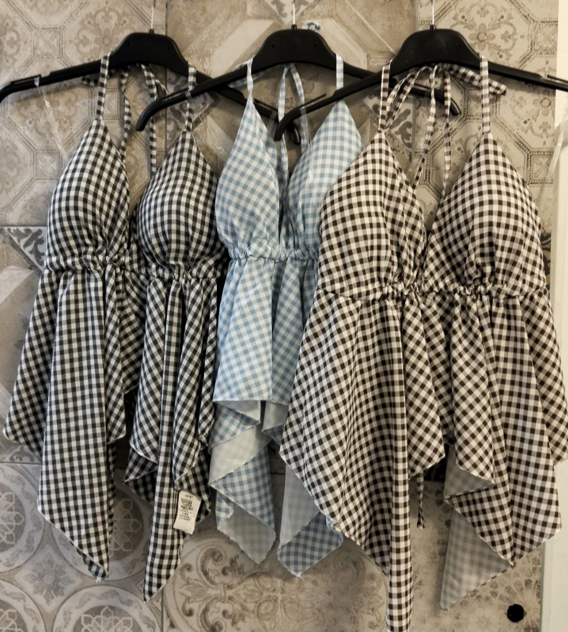 top tartan - Dverso Fashion